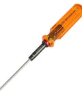 Gen 2 Amber Handle Metric Ball End Hex Screwdriver 2.0mm for RC Cars, Drones, Helicopters and FPV Racing, orange handle