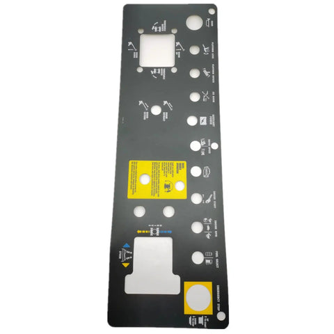 Slick Replacement Control Panel Decal For Genie Boom Lifts S40 And S45 With Heavy Duty Adhesive Backing And Oem Part 72164gt 72164 detailed view.