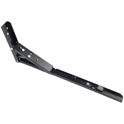2 Pcs Adjustable Wall Mounted Triangle Folding Angle Bracket Shelf For Tools Black 10 Inch Garage Ready Space Saving Fold Up Bench