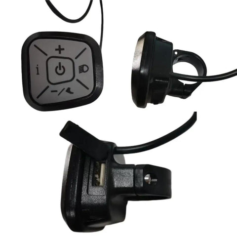 Ebike LCD Display Meter YL81F 36V 48V Waterproof 5 Pin Connector Speedometer Panel buttons and holder details