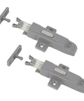 Cabinet Door Push Latch With Self Locking Mechanism Durable ABS for cupboards wardrobes bookcases easy install cushioning