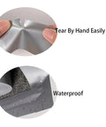 Image showing Super Strong Silver Cloth Duct Tape With Rock Solid Adhesive Grip That Sticks Firmly And Won't Tear Easy, easily torn by hand and waterproof.