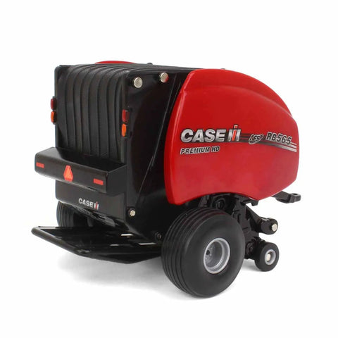 Case IH RB565 Premium HD Round Baler One Thirty Second Scale Diecast Model With Dope Detailing And Working Rear Hatch Ejecting Bales