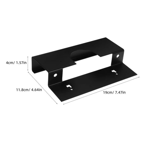 Angle Grinder Holder Wall Mount Rack For Garage And Workshop, Heavy Duty Iron Tool Organizer with dimensions shown