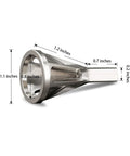 Deburring chamfer tool with hexagonal handle and six-slot head, metal burr removal and edge beveling tool