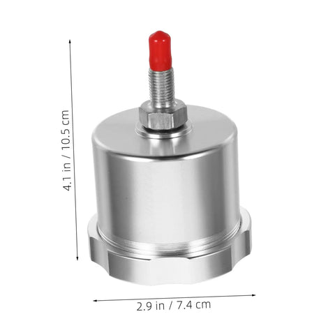 Hydraulic Oil Tank Brake Fluid Cup Replacement Reservoir For Racing Drifting Cars Clutch Fluid Reservoir Universal Fit Silver
