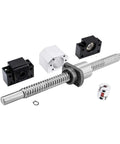 Heavy-Duty 20Mm Large Lead Ball Screw Kit With DSG Nut Housing And BKBF End Support Perfect For CNC Router Builds That Need Precision Motion And Low Friction Control Without Wasting Energy. 20mm steel screw kit with BKBF support and DSG nut