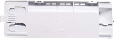 Top view of 9 Cube Ice Maker Assembly DA97-07365G OEM Original Part For Samsung Bottom Freezer Refrigerators showing mold and housing.