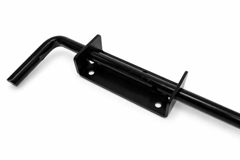 Heavy Duty 24 Inch Gate Drop Rod And Cane Bolt Forged From Beefy Half Inch Solid Steel Packs Complete Mounting Hardware To Keep Wood Vinyl Chain Link Or Yard Gates Dead Stop Or Fully Wide Open With A Rust Proof Shell For No Drama Backyards
