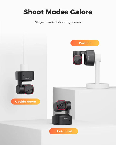 Shoot modes of Badass 4k Streaming Webcam For Pc Gaming Featuring Smart Ai Auto Tracking And Rock Solid PTZ Motion Control.