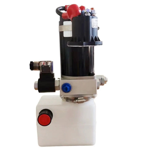 Heavy Duty 800W 24V DC Hydraulic Power Unit Set With Gear Pump For Electric Stacker And Pallet Truck with compact design and connectors