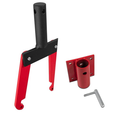 Beefy Heavy Duty Transmission And Small Engine Holding Fixture Tool With Base for Ford and Chrysler Transmissions 904 30RH 998 31RR 999 32RH Maintenance And Repair Stand For Pros, showing components and metal base.