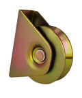 3 Inch V Groove Caster Wheels For Sliding Gates Heavy Duty 1100 Lb Per Pair Tough As Nails Rigid Caster With Bracket