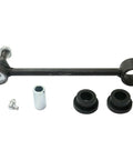 Heavy Duty Rear Sway Bar Links Pair For Cadillac Escalade ESV 02 to 2020, includes metal link and rubber bushings.