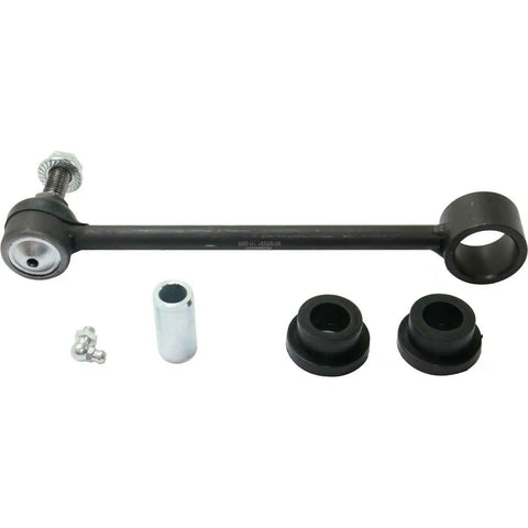 Heavy Duty Rear Sway Bar Links Pair For Cadillac Escalade ESV 02 to 2020, includes metal link and rubber bushings.