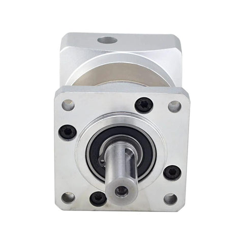 StepperOnline planetary gearbox, 10:1 ratio for 10mm shaft, aluminum housing with front flange