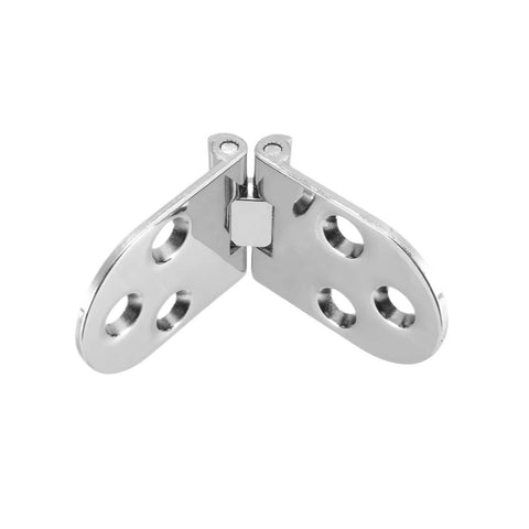 Rotating Concealed Hinges For Cabinets And Drawers, stainless steel zinc alloy, folding flap hinge hardware, front view