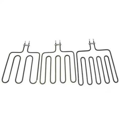 Heavy Duty 230V Heating Element With Killer 3000W Power For Electric Ovens And Stoves Featuring Top Shelf SUS304 Stainless Steel Build. Three electric resistance coils.