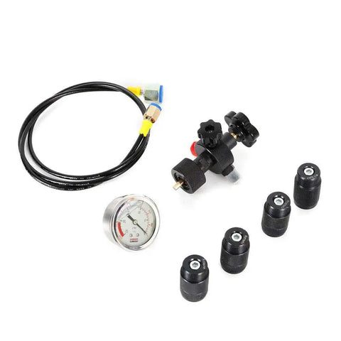 3500 Psi Hydraulic Accumulator Nitrogen Charging Kit With Gas Valve Test Kit And Inflatable Tool For Beefy Pressure Testing And Easy Inflation Checks, Compact Safe Heavy Duty