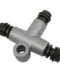 Hydraulic Brake Hose T Connector Aluminum Alloy Oil Tube Coupler For Motorcycles ATVs Scooters Dirt Bikes And Mopeds Upgrade