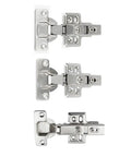 Cabinet Door Damping Hydraulic Buffer Quick Release Hinge for Closet and Cupboard shown in cold rolled steel