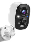 Side view of 2K Battery Powered Wireless Security Camera for Indoor Outdoor Use With AI Motion Detection, Color Night Vision, IP66 Weatherproof