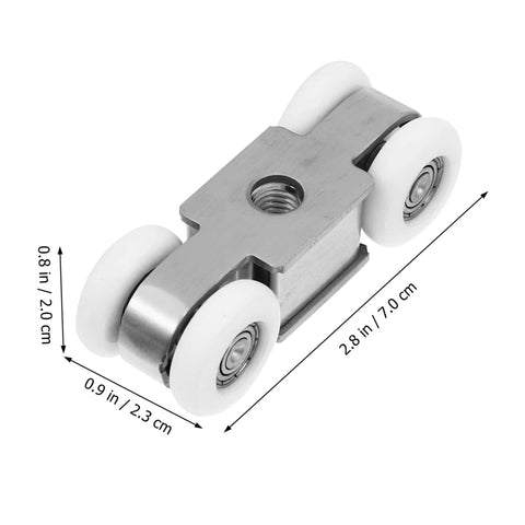 Stainless Steel Sliding Door Roller With Nylon Wheels For Patio Doors Built To Last Heavy Duty Quiet Glide Smooth Track