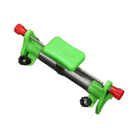 Knockout Adjustable Sliding Rheostat 2 Amp 20 Ohm Variable Resistor in green, designed for high school physics labs.