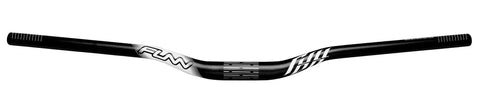Full On Mountain Bike Handlebar, 31.8mm Clamp, 785mm Wide, 30mm Rise Beefy Alloy Riser Bar For MTB BMX And Road Bikes, Lightweight Yet Tough Black