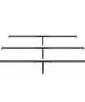 Heavy Duty Queen Bed Frame Sag Saver Center Support Cross Bars Steel Reinforcement Kit, adjustable legs and crossbars.