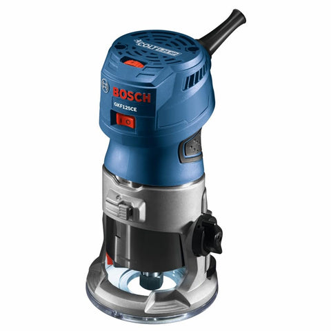 Front view of Colt 1.25 HP Max Variable Speed Palm Router Kit With 16,000-35,000 RPM, rugged 360 aluminum base shown.