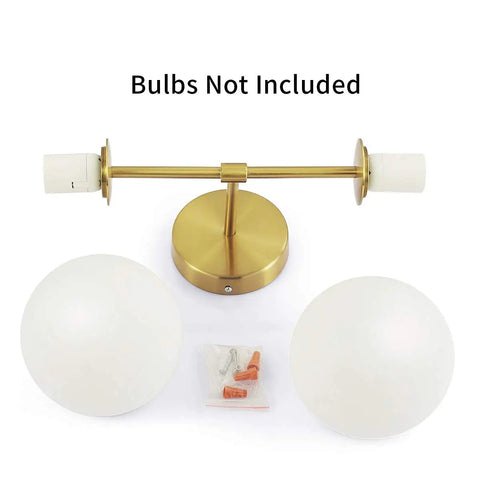 Globe Wall Sconce 21 Inch Modern Milk Glass Globe Light For Bathroom Vanity Mirror Living Room Hallway And Stairs Nordic Style LED Fixture Chic Yet Practical Home Lighting For A Cozy Modern Vibe