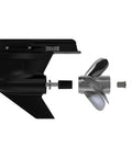 Exploded view of Flo-Torq II Hub Kit For Mercury, Mariner, And MerCruiser Engines, Modular, Field-Serviceable Drive Hub installation