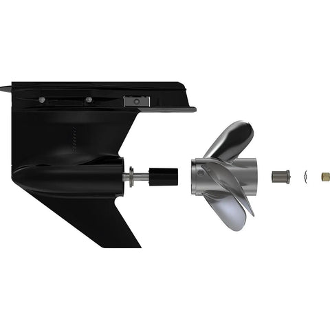 Exploded view of Flo-Torq II Hub Kit For Mercury, Mariner, And MerCruiser Engines, Modular, Field-Serviceable Drive Hub installation