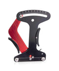 Road And MTB Spoke Tension Gauge Pro Grade Aluminum Alloy Bike Wheel Truing Tool with red and black design for tension checks