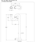 Vintage One And A Quarter Inch Brass S Trap With Brushed Brass Finish Heavy Duty 18 Gauge Tubing Inlet Connection Diagram