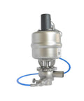 Heavy Duty Sanitary Stainless Steel SS316L Pneumatic Water Shutoff Valve With External Cleaning Anti Mixing Design Hygienic And Easy Maintenance For Clean Water Lines And Industrial Plumbing
