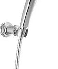 Contemporary Shower Head in Lumicoat Chrome Finish With Easy No-Fuss Install, Touch-Clean Spray Holes For Quick Wipe Down view in profile