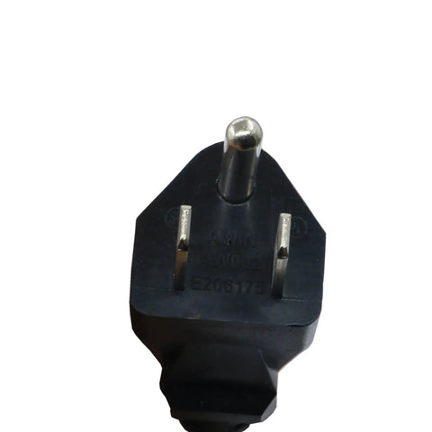 Big Joe Charger Cable 111550000610 Electric Pallet Jack Power Adapter plug view, black connector for E25 EZ30 E30 D40 EZ40 P33 T40.