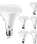 BR30 LED Recessed Flood Light Bulbs 105W Equivalent 1500LM Dimmable Daylight 5000K Indoor Recessed Can Lighting UL Listed 6 Pack
