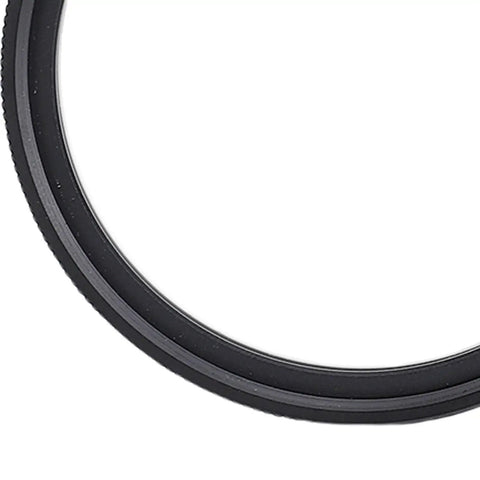 Close-up of Magnetic Filter Adapter Kit For 52mm Aluminum Alloy Converts Threaded Filters To A Magnetic Quick Mount With Fast Swaps No Light Leaks Aircraft Grade Aluminum Lightweight On The Go Photography Accessory showing rim texture and build quality.