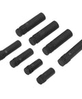 Beefy Eight Piece Thin Wall Lug Nut Socket Set With Spline Key CrMo Steel Wheel Lock Removal Tool Kit Sizes From Five Eighths Inch