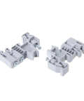 Ten Pack Din Terminal Blocks End Stop Bracket For EUK And EUK2 C Type G5AB Compatible Durable Electrical Wiring Block Kit