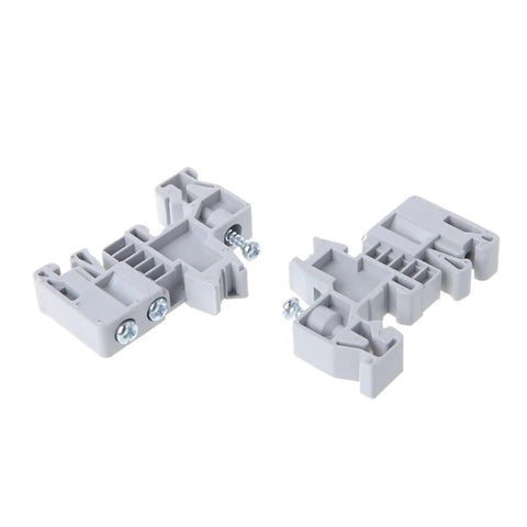 Ten Pack Din Terminal Blocks End Stop Bracket For EUK And EUK2 C Type G5AB Compatible Durable Electrical Wiring Block Kit