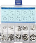 Internal Circlip Retaining Ring Go To Assortment Kit Stainless Steel 304, 80 Piece Set in portable case, sizes 8 to 18 mm visible
