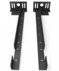 Level Up Your Sleep Setup With These Tough As Nails Bed Frame Footboard Extension Brackets Set Fits Twin Through King Sizes Smooth Offset Mount No Sweat Assembly, heavy-duty steel brackets with mounting holes.