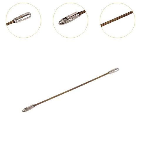 Heavy Duty Electrical Wire Threader Spring Puller No Fuss Multipurpose Cable Guide For Network Wiring And Cable Fishing, 23 cm metal tool