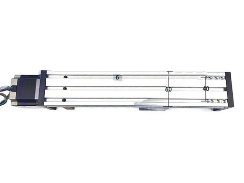 200mm Travel XY Z Linear Stage With Ball Screw And NEMA 17 Stepper Motor For Precision Motion Control Systems DIY CNC Robotics And Automation Projects Smooth Glide And High Accuracy Pro Grade, top view
