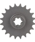 20 Tooth Transmission Sprocket For 2 Stroke ATV Quad Fits T8F Chain Aluminum Alloy Built Tough For Mini Bike Motorcycle With Smooth Power Transfer And Low Slippage, front view