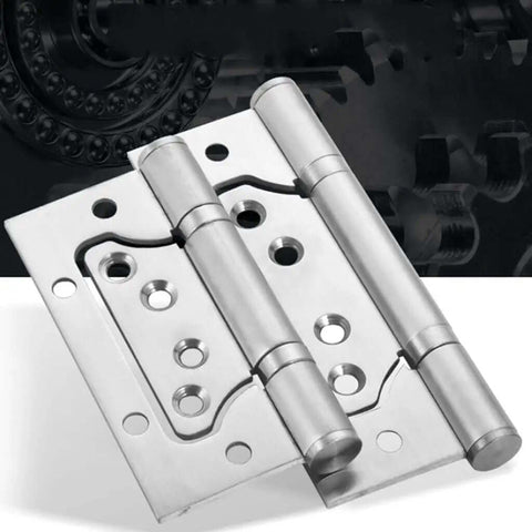 Heavy Duty Slot Free Hinges For Cabinets And Closets 4 Inch To 5 Inch Silent Thickened Stainless Steel Interior Door And Cabinet Hinges